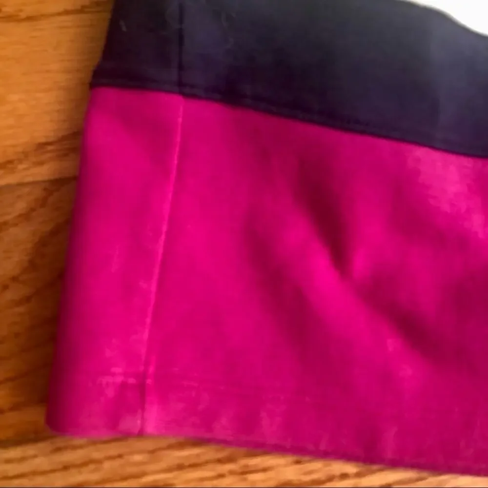 Gymboree Knit Cotton Casual Color block Blue Pink White Skirt Girl’s Size 10
